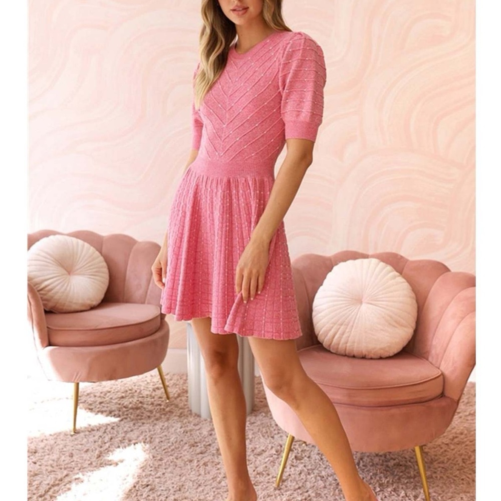 Adelyn Rae Sylvie  fit and flare  Knit Dress